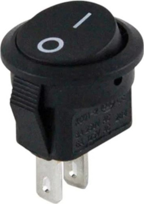 Mini Yuvarlak 2 Pin Işıksız ON-OFF Anahtar IC-134E