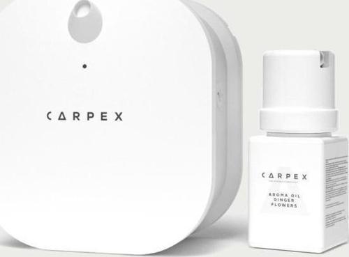 Carpex Difüzör Micro Koku Makinesi Beyaz + 50 ml Koku Kartuşu Ginger Flowers