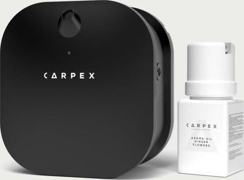 Carpex Difüzör Micro Koku Makinesi Siyah + 50 ml Koku Kartuşu Ginger Flowers