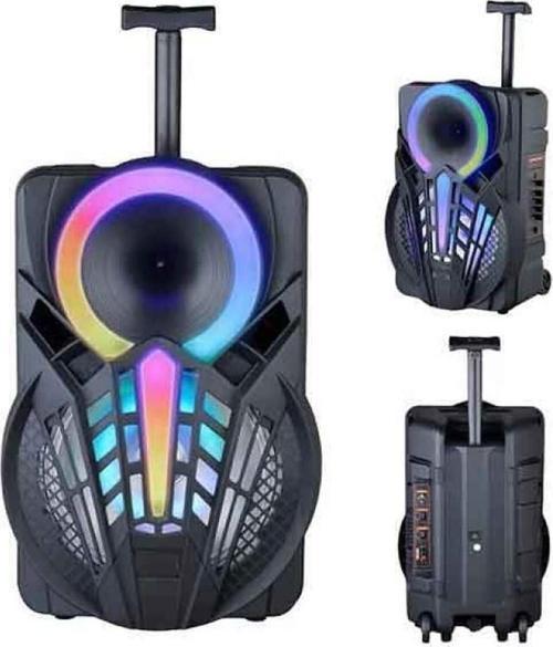 P-08 Bluetooth Hoparlör Kablosuz Tekerlekli Taşınabilir Kablosuz Speaker Toplantı Anfisi