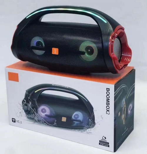 Boombox2 Bluetooth Speaker Şarjlı Taşınabilir Kablosuz Hoparlör Sd Kart Usb Aux Fm Radyo