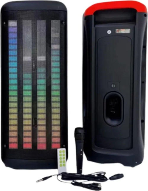 Led Işıklı Bluetooth Hoparlör Mikrofonlu Şarjlı Taşınabilir Speaker