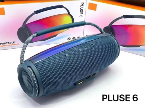 Pulse6 Bluetooth Hoparlör Tws Özellikli Led Işıklı Kablosuz Speaker Ses Bombası