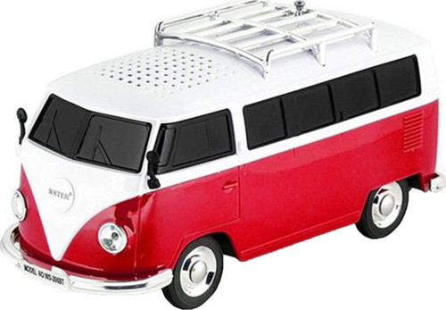 Nostaljik Pikap Araba Fm Radyolu Bluetooth Hoparlör Speaker Ws-266Bt Kırmızı