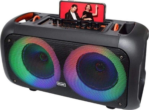 Led Işıklı Bluetooth Hoparlör Kablosuz Mikrofonlu Şarjlı Taşınabilir Speaker
