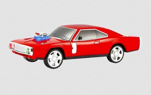 Klasik Dodge Challenger Model Araba Bluetooth Hoparlör Mp3 Müzikçalar Led Işıklı Şarjlı Speaker