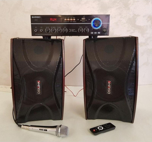 Anfili 1+1 Karaoke Mikrofonlu Bluetooth Hoparlör Fm Radyo Sd Kart Usb Girişli Speaker 30W