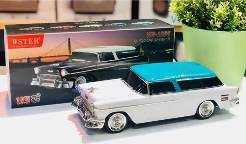 Klasik Chevrolet Bel Model Araba Bluetooth Hoparlör Mp3 Müzikçalar Led Işıklı Şarjlı Speaker