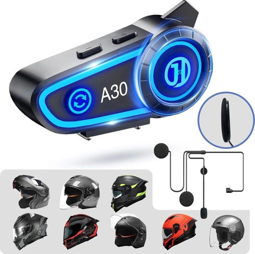 2 Sürücü Bağlantılı Kask İntercom Motorsiklet Bluetooth Kulaklık Moto Kurye Kablosuz Kulaklık