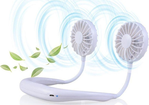 Boyunluk Fan Şarjlı Vantilatör Boyun Fanı Serinletici Mini Vantilatör