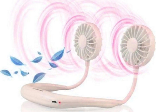 Boyunluk Fan Şarjlı Vantilatör Boyun Fanı Serinletici Mini Vantilatör