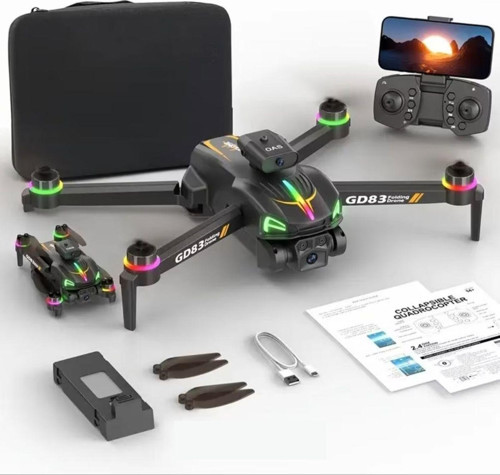 Çift Kamera Ve Bataryalı Drone Uzaktan Kumandalı App Destekli Quadcopter Tek Tuş İle İniş Kalkış