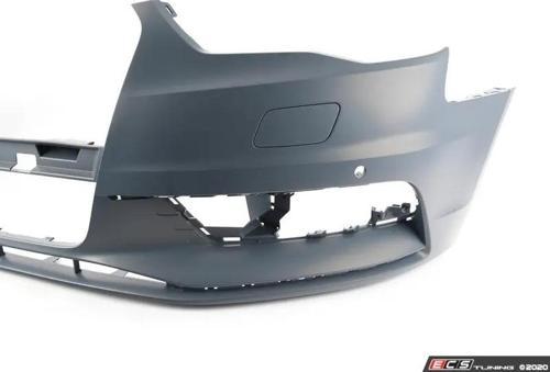 Audi A3 Sd- 2015-2016 Ön Tampon (Sis/Panjur/Far Yıkama Delikli/Sensör Delikli)(Tyg) (Oem No:8V580