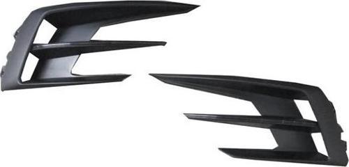 Renault Megane- 4- Sd- 2021-2024  Sis Lamba Kapağı Sağ/Sol Set/Sis Deliksiz/Siyah Çıtalı (Tyg) (Oem 
