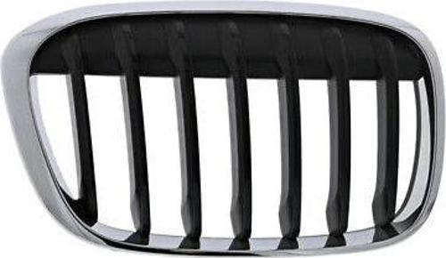 Bmw  X1   X1  2015-2018  Ön Panjur Sağ Siyah/Nikelaj Çıtalı (Tyg) (Oem No:51137354824)
