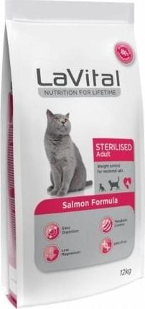 Kilo Kontrolü Için Somonlu Kısırlaştırılmış Kedi Maması 12 kg