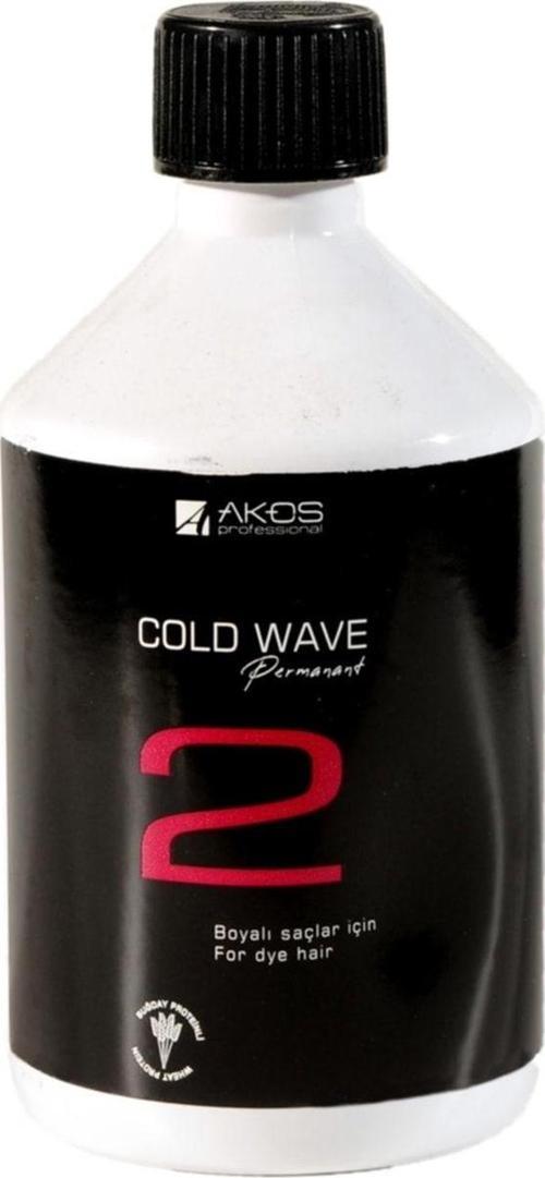 Akos Cold Wave Boyalı Saçlar İçin Perma İlacı No:2 500 ml 