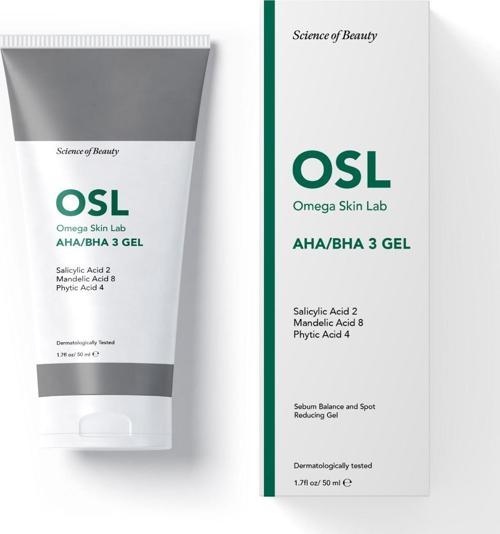 Yağlı ve Gözenekli Ciltler Için Sebum Düzenleyci Jel - Aha/Bha 3 Gel 50ml
