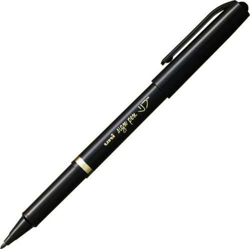 İmza Kalemi Mitsubishi Sign Pen 1.0 Mm Akrilik Uçlu Siyah Myt-7 (10 Lu Paket)