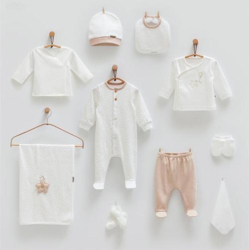 YILDIZ DETAYLI 10LU SET Ekru