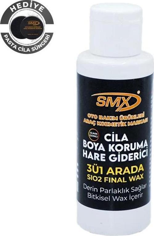 3\'Ü 1 Arada Cila-Boya Koruma-Hare Giderici 100 Ml + Pasta Cila Süngeri