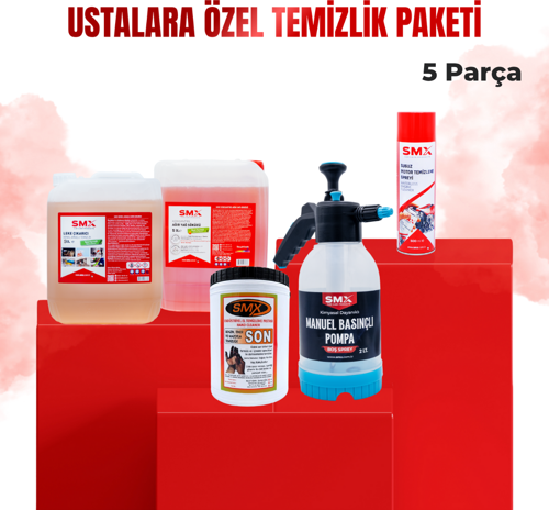 USTALARA ÖZEL TEMİZLİK PAKETİ