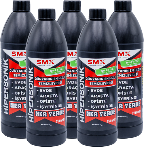 HİPERSONİK - Dünyanın En Hızlı Temizleyicisi 750ML 5 ADET