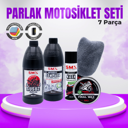 Parlak Motosiklet Seti 6 Parça