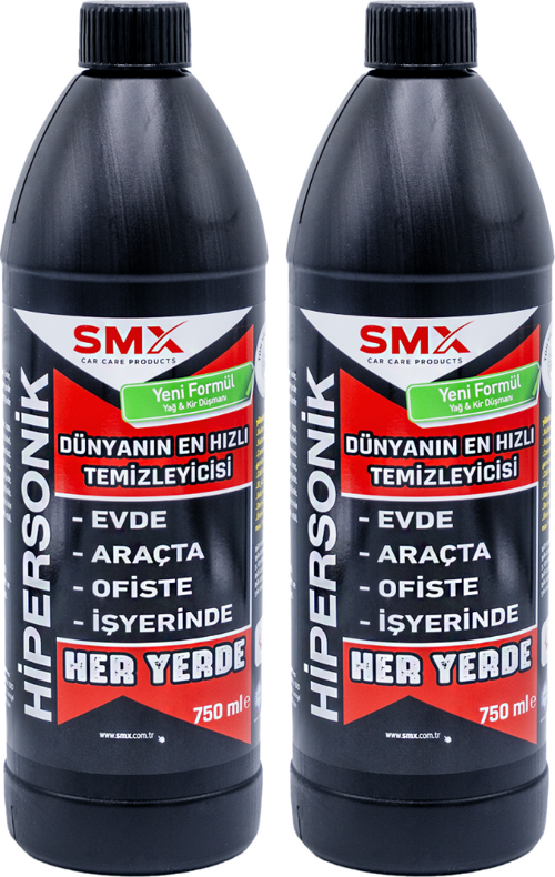 HİPERSONİK - Dünyanın En Hızlı Temizleyicisi 2 Adet 750 ml