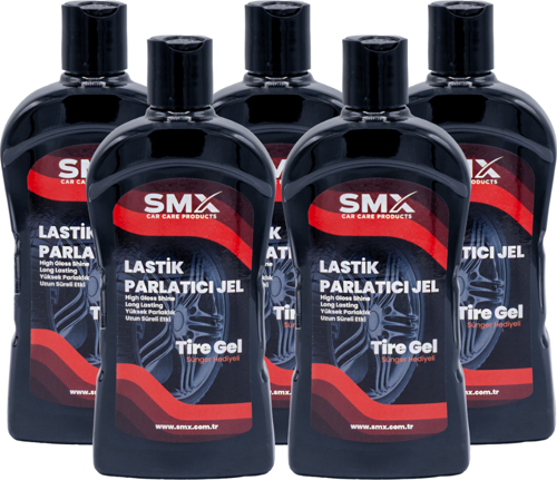 Jel Lastik Parlatıcı 500 Ml 5 Adet + (Sünger Hediye) ???? 5 Adet Al, 3 Öde!