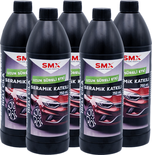 Seramik Katkılı Hızlı ve Pratik Cila 750 ML 5 Adet