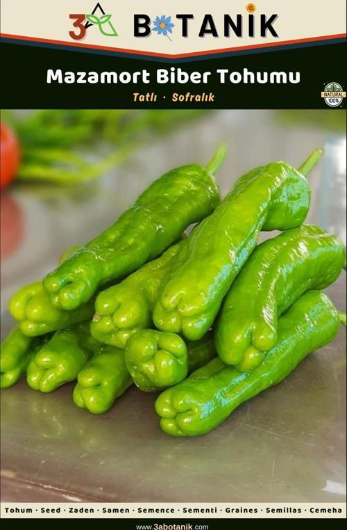 Mazamort Biber Tohumu, Yerli Ve Sürdürülebilir Tohum, 5 Gram Biber Tohumu