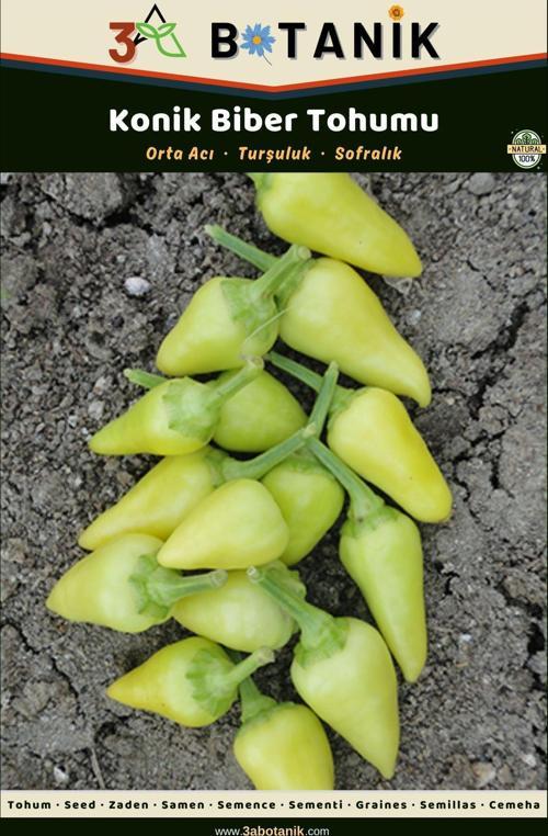 Konik Biber Tohumu, Yerli Ve Sürdürülebilir Tohum, 5 Gram Biber Tohumu