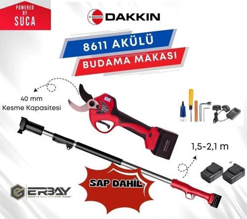 Dakkın Budama Makası 40Mm Akülü +Uzatma Aparatı