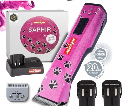 Saphir Pink Iki Akülü Traş Makinesi Şarjlı Pembe
