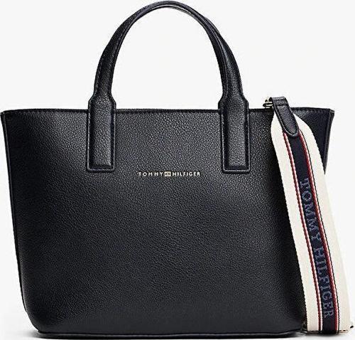 TH LOGOTAPE MINI TOTE Kadın Mavi Çanta AW0AW17448DW6