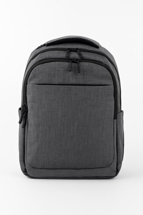3 Bölmeli Okul Sırt Çantası (Laptop Bölmeli) Gri 2140