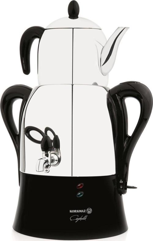 A341-04 Çaykolik Siyah 2000 W Çelik Semaver