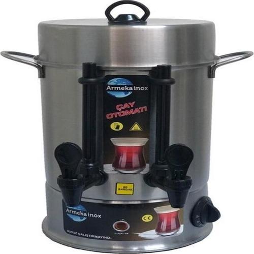 Armeka 8 L 80 Bardak Çay Makinesi ve Otomatı Inox