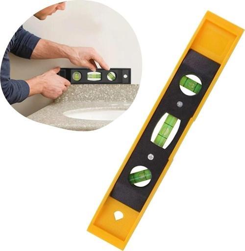 ® 23 cm Uzunluğunda Mini Mıknatıslı Su Terazisi