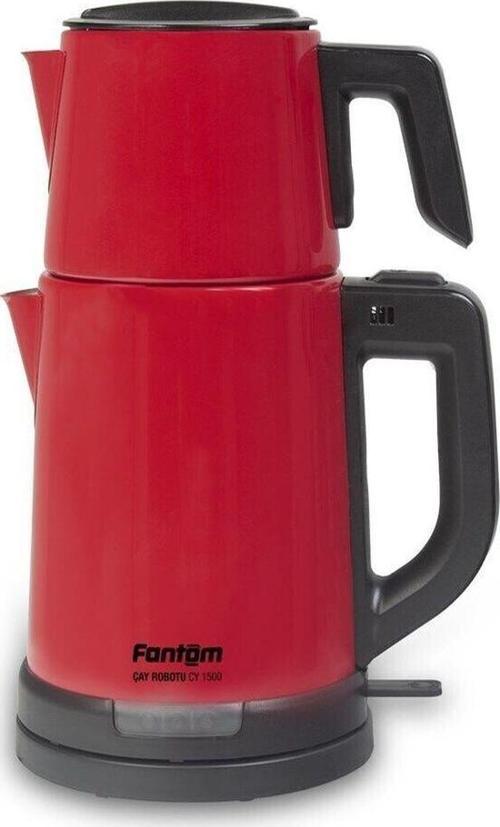 Cy1500 Çelik Çay Makinesi 1800 Watt - Kırmızı