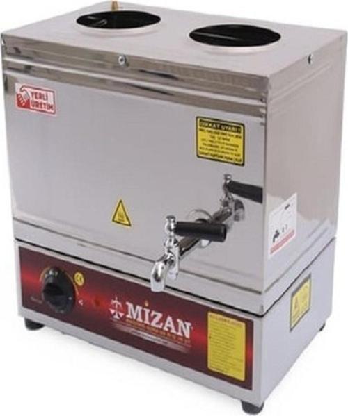 2 Demlik 19LT Çay Ocağı Kazanı Elektrikli  Pleytsiz