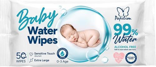 Baby Water Wipes %99 Saf Su İçeren Islak Mendil 50 Yaprak