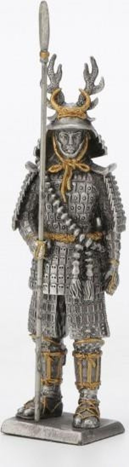 Kurşun Asker Mızraklı Samurai Biblo