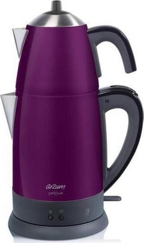 AR3055 Çaycı 1800W Lux Çay Makinesi Mürdüm