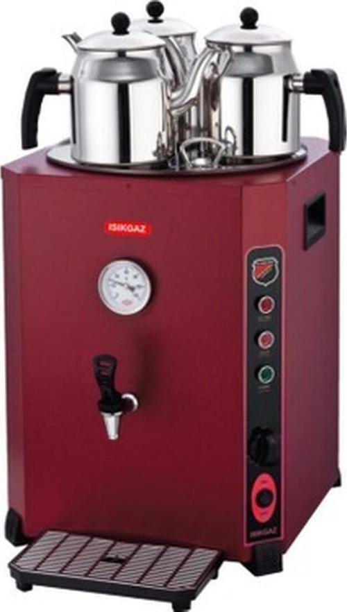 Silver Elit Çay Makinesi Kırmızı 36 Lt
