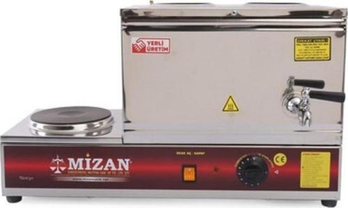 Çay Semaveri Çay Kazanı 20LT Elektrikli 2 Hazneli Tek Ocaklı (Demlik Dahil Değildir)