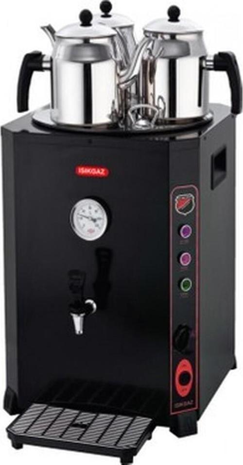 Silver Elit Çay Makinesi Siyah 36 Lt