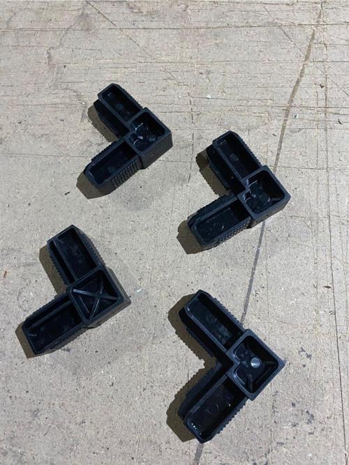 17X25 Sineklik Köşe Takozu Siyah 8 Adet