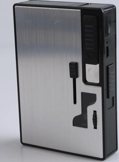 USB Çakmaklı Otomatik Tabaka Silver